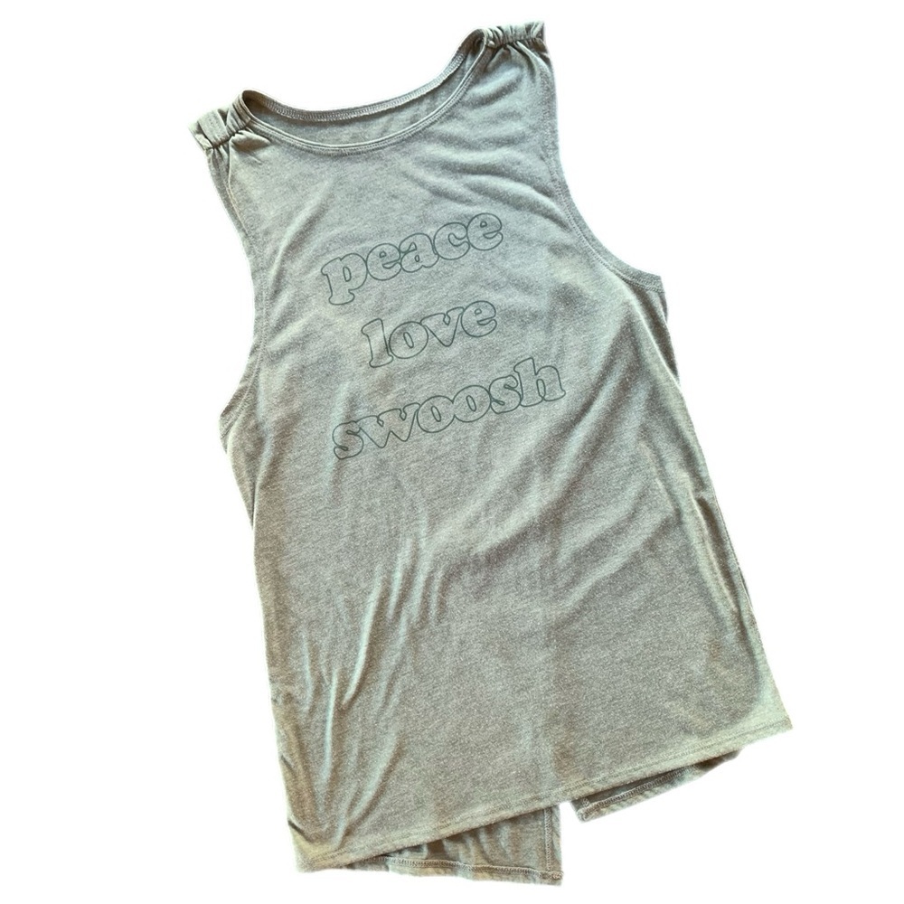 Nike Peace Love Swoosh Dri-Fit Split Back Training Tank
